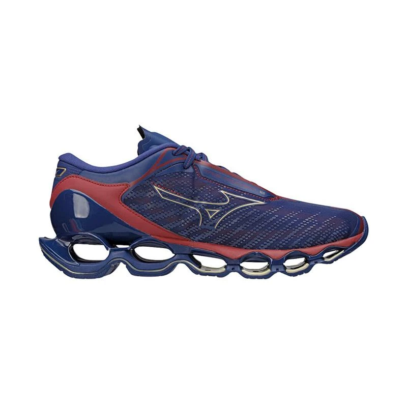 Tênis Mizuno Wave Prophecy 12 Masculino Azul Escuro
