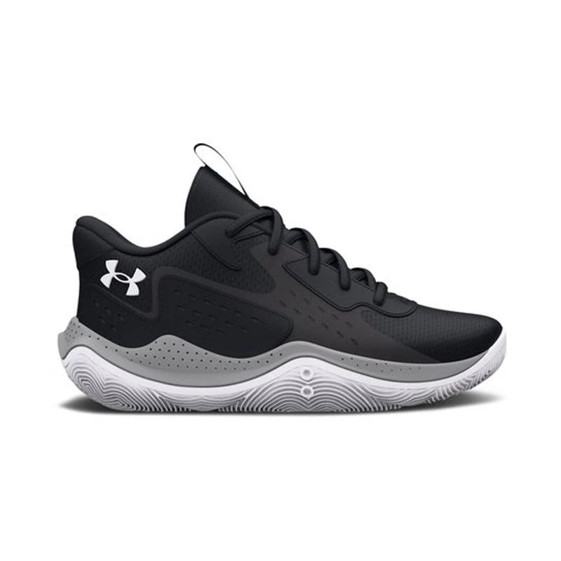 Tênis Under Armour Jet 23 Basquetbol Infantil (27 ao 33) Preto/Branco