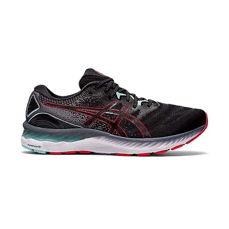 Tênis Asics Gel-Nimbus 23 Masculino Preto / Vermelho Elétrico