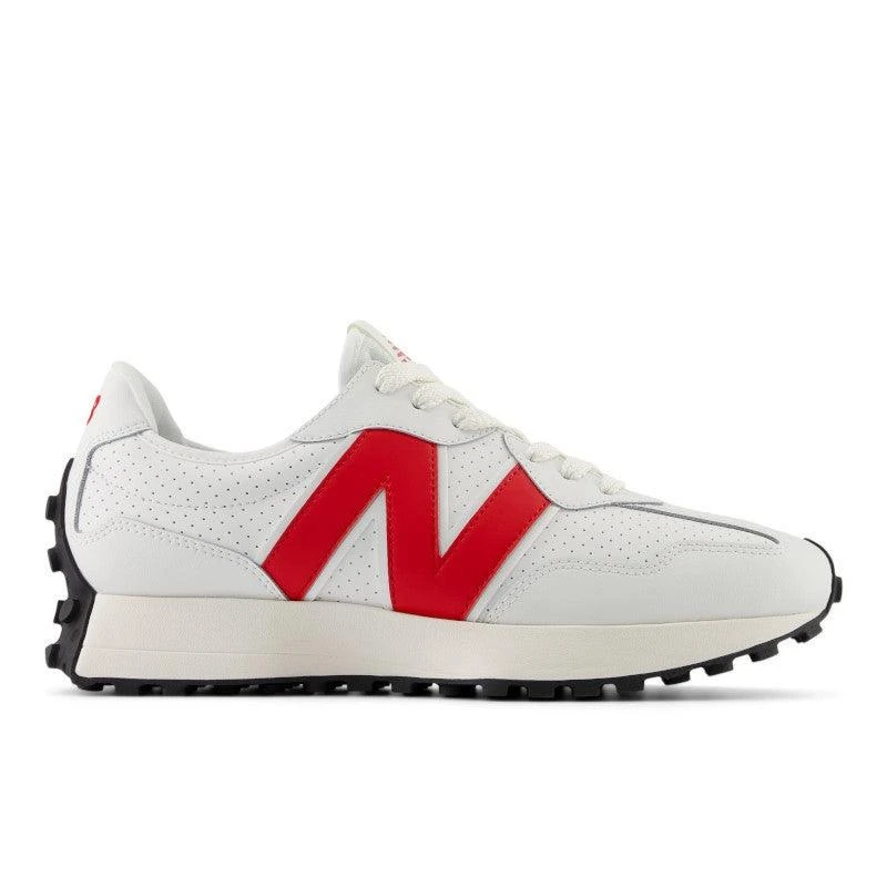 Tênis New Balance 327  Casual Masculino Branco Vermelho 