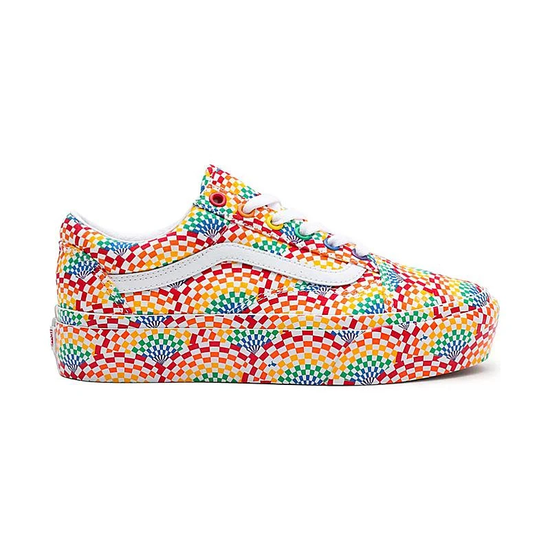 Tênis Vans Pride Old Skool Platform Colorido