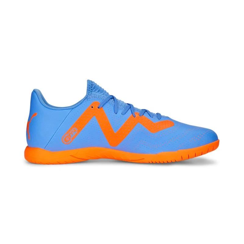 Chuteira Puma Future Play IT Masculino Azul/Laranja