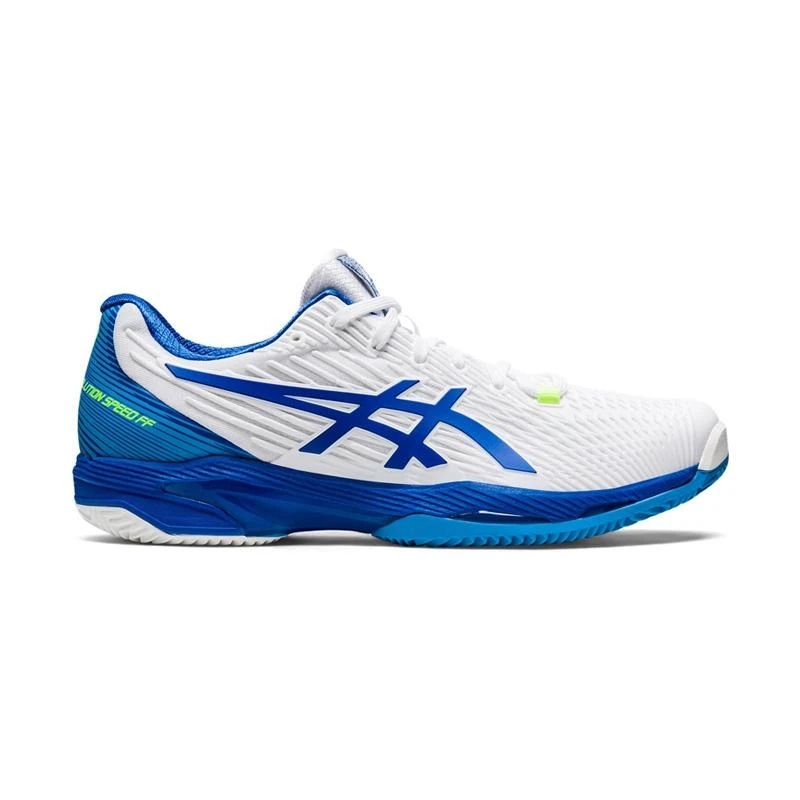 Tênis Asics Solution Speed FF 2 Clay Masculino Branco/Azul
