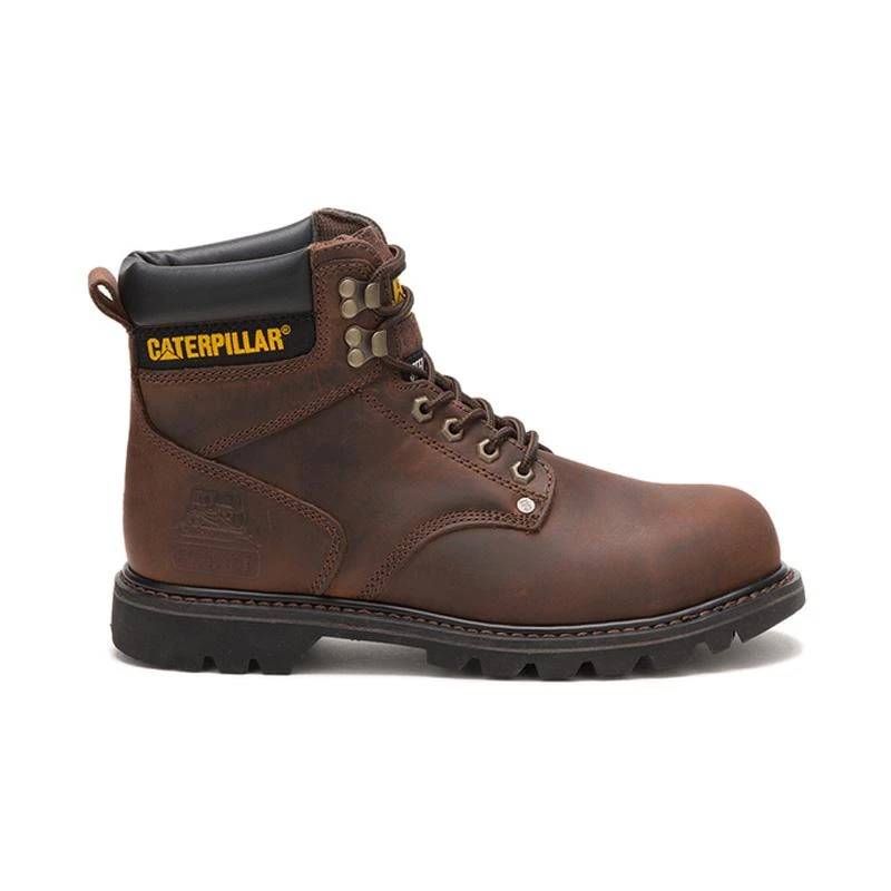 Bota Caterpillar Second Shift Masculino Dark Brown