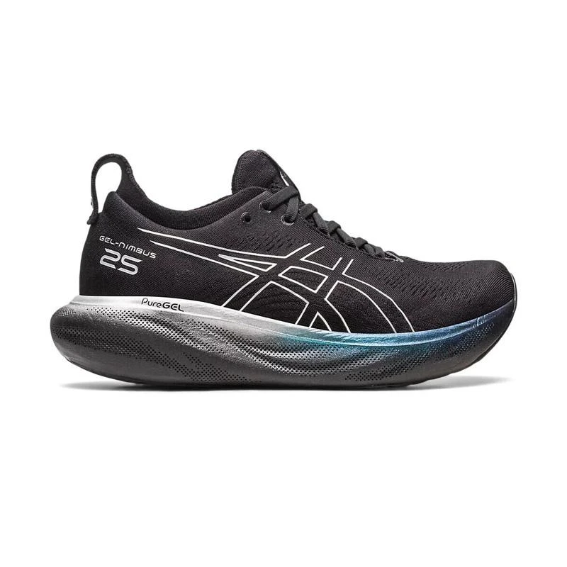 Tênis Asics Gel-Nimbus 25 Platinum Feminino Preto
