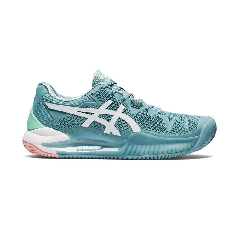 Tênis Asics Gel-Resolution 8 Clay Feminino Turquesa