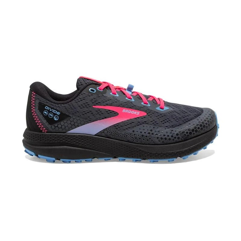Tênis Brooks Divide 3 Feminino Cinza/Rosa