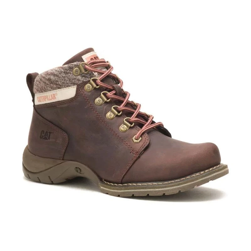 Bota Caterpillar Carlie Brunette 5 Feminino Marrom