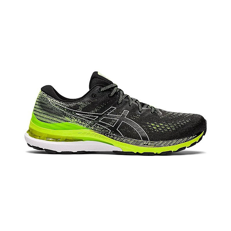 Tênis Asics Gel-Kayano 28 Masculino Preto / Verde Perigo