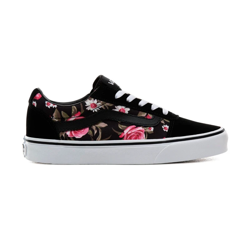 Tênis Vans Feminino Ward Canvas Preto/Floral