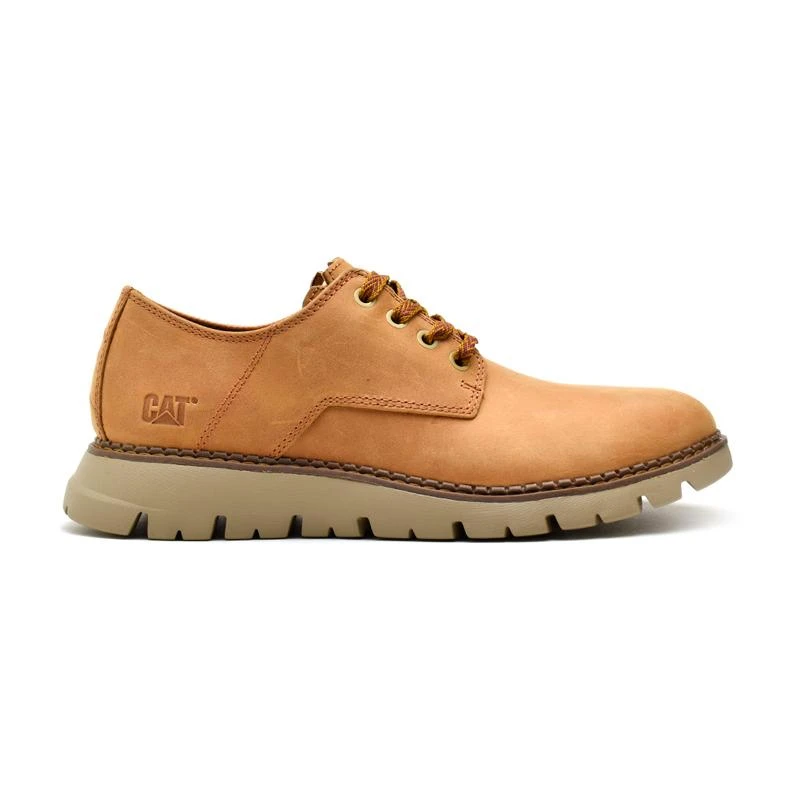 Sapato Casual Caterpillar Masculino Uxbridge Tan Marrom Claro