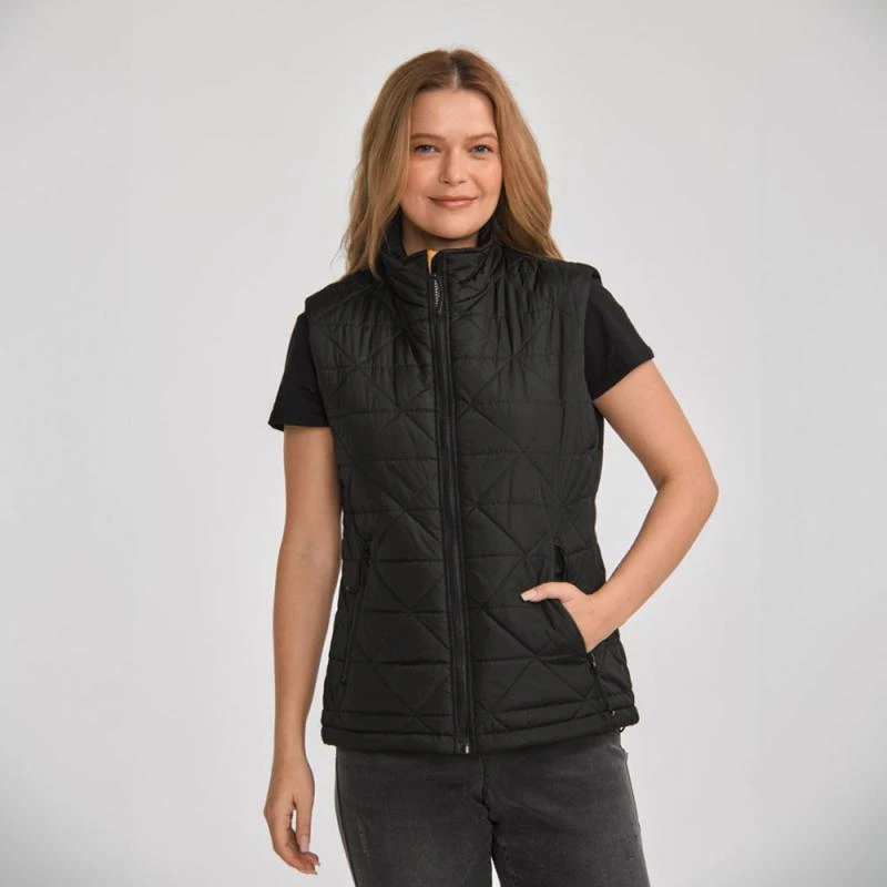 Chaleco Caterpillar MEDIUMWEIGHT INSULATED TRIANGLE QUILTED VEST Femenino 