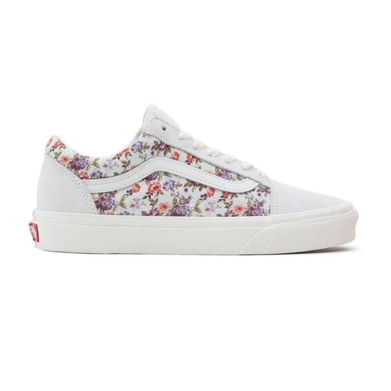 Tênis Vans Old Skool Feminino Vintage Floral Branco