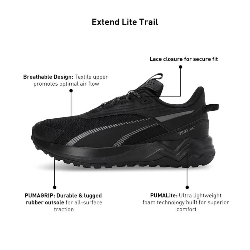 Tênis Puma Extend Lite Unisex Trail Running Masculino 