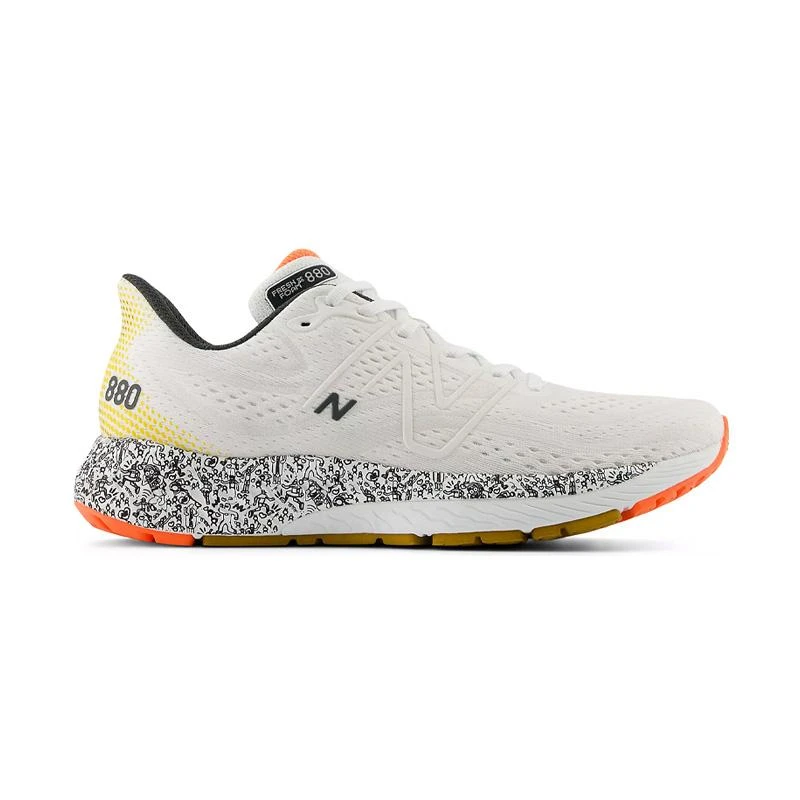 Tênis New Balance Fresh Foam X 880V13 Feminino Branco/Laranja
