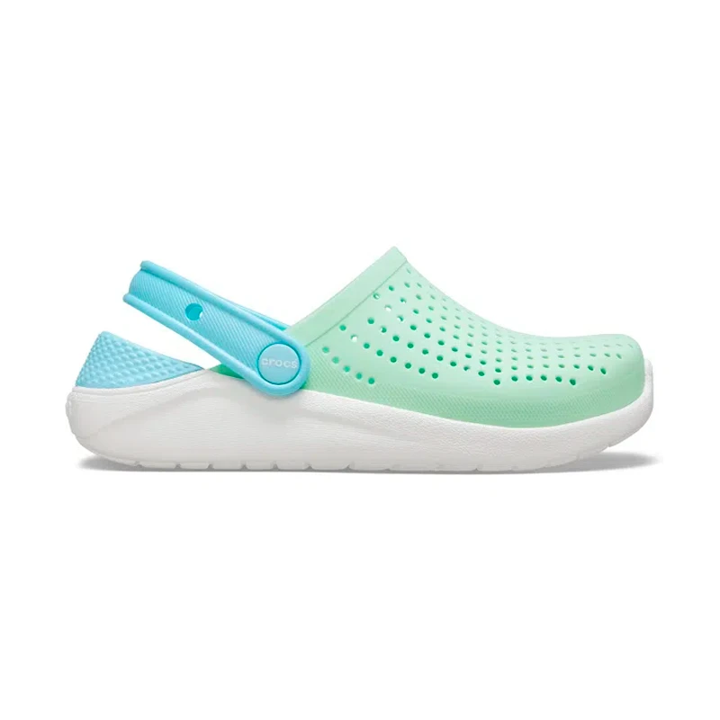 Crocs Infantil Literide Clog (30 ao 34) Verde/Azul 