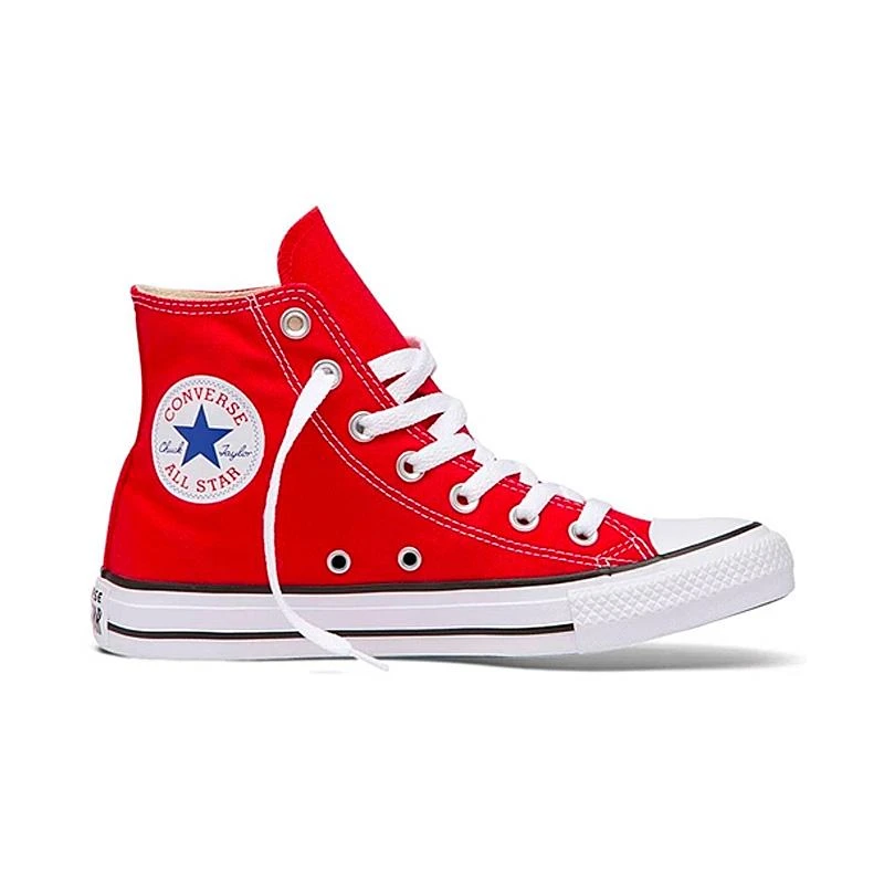 Tênis All Star Converse Chuck Taylor Cano Alto Unisex Algodão Vermelho