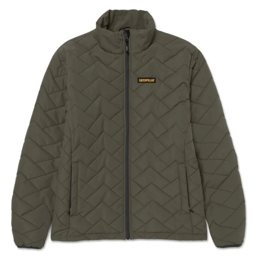 CAMPERA CATERPILLAR MEDIUMWEIGHT INSULATED QUILTED VERDE MASCULINO