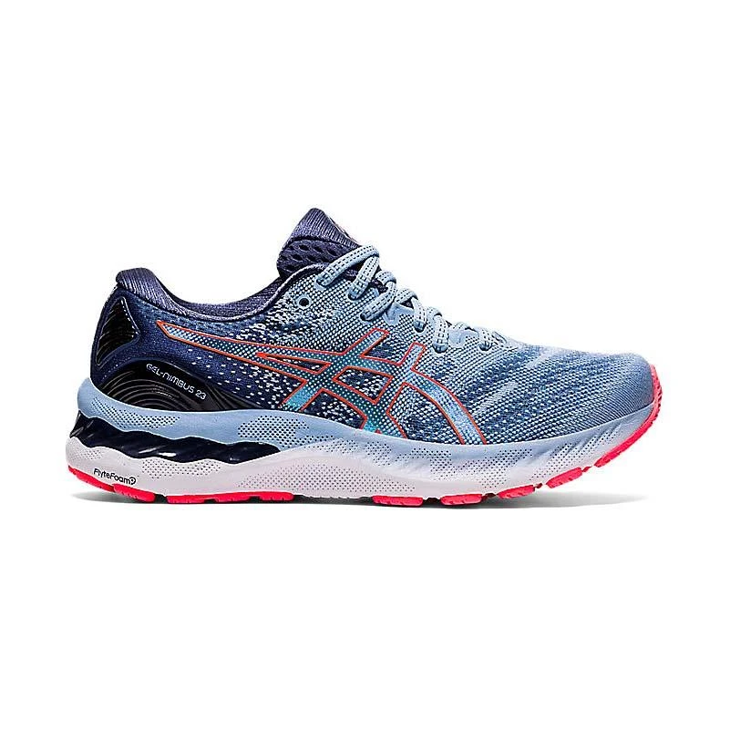 Tênis Asics Gel-Nimbus 23 Feminino Névoa / Coral Ardente