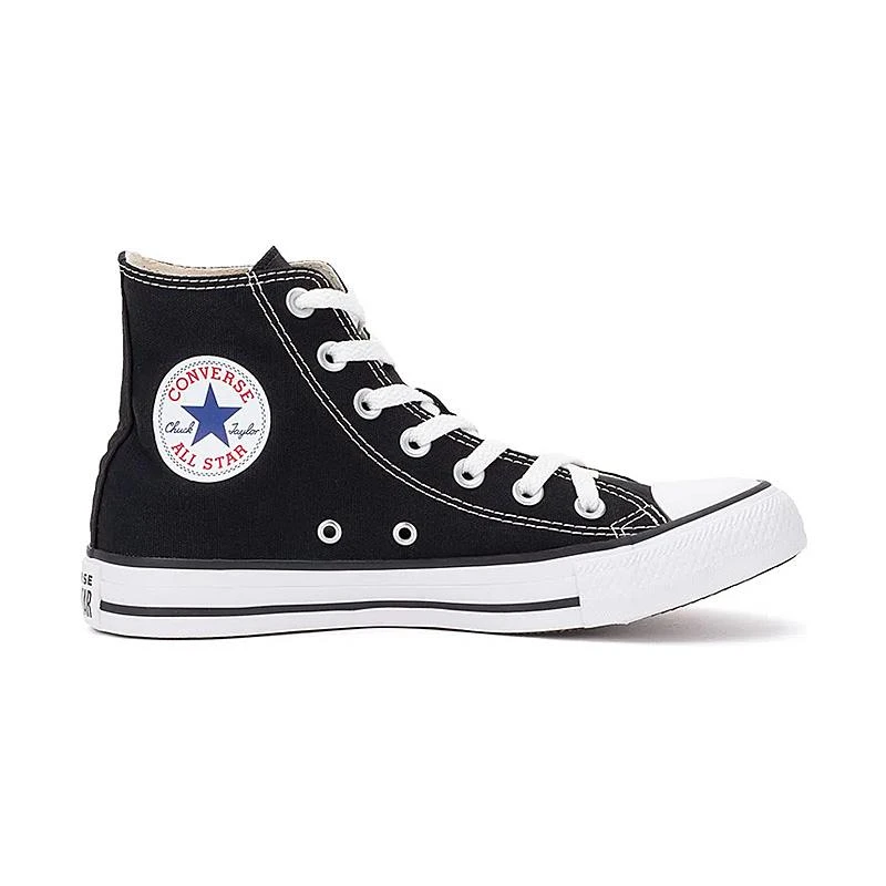 Tênis All Star Converse Chuck Taylor Cano Alto Unisex Algodão Preto