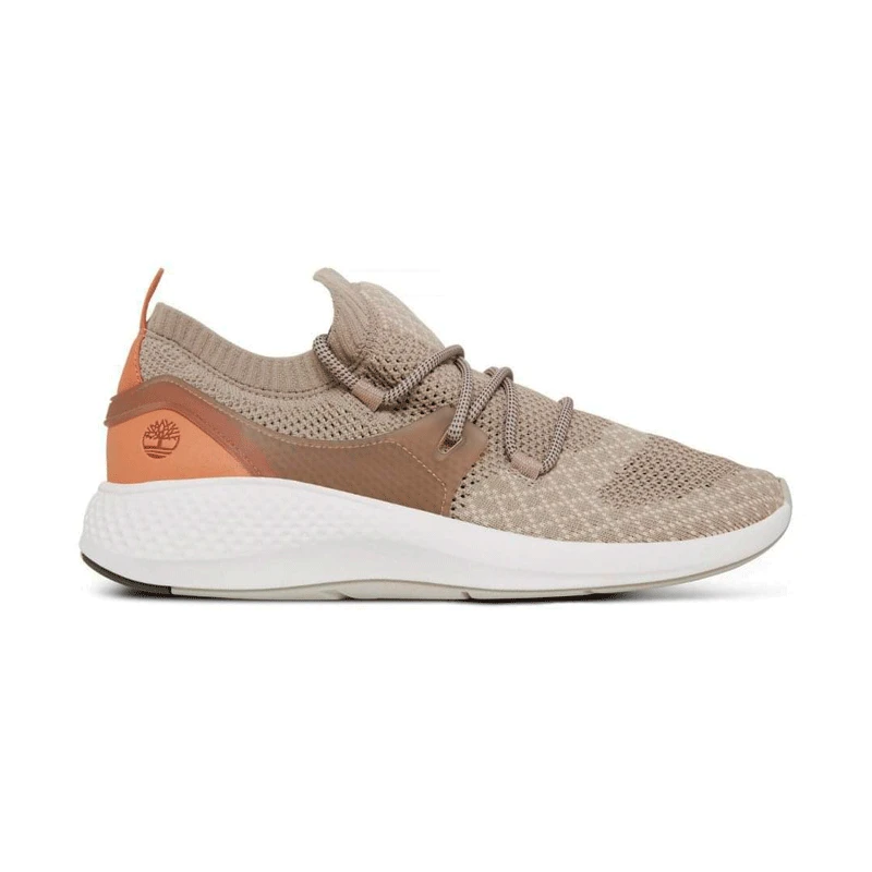 Tênis Timberland Infantil Masculino Flyroam Go Knit Oxford Bege 