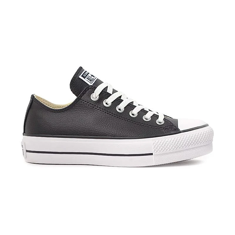 Tênis All Star Converse Chuck Taylor Platform Feminino Couro Preto