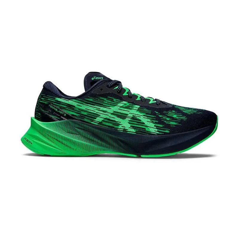 Tênis Asics Novablast 3 Masculino Preto/Verde
