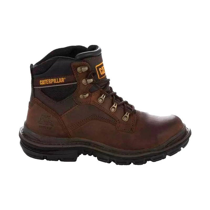 Bota Coturno Caterpillar Masculino Footwear Generator 6 ST Marrom Escuro